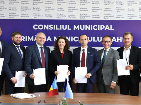 Вчера было подписано соглашение по проекту "Твердые отходы в РМ"