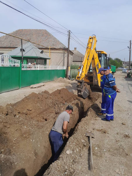 Завершены работы по прокладке водопровода на улице Чкалова, Руденко и переулке Чкалова